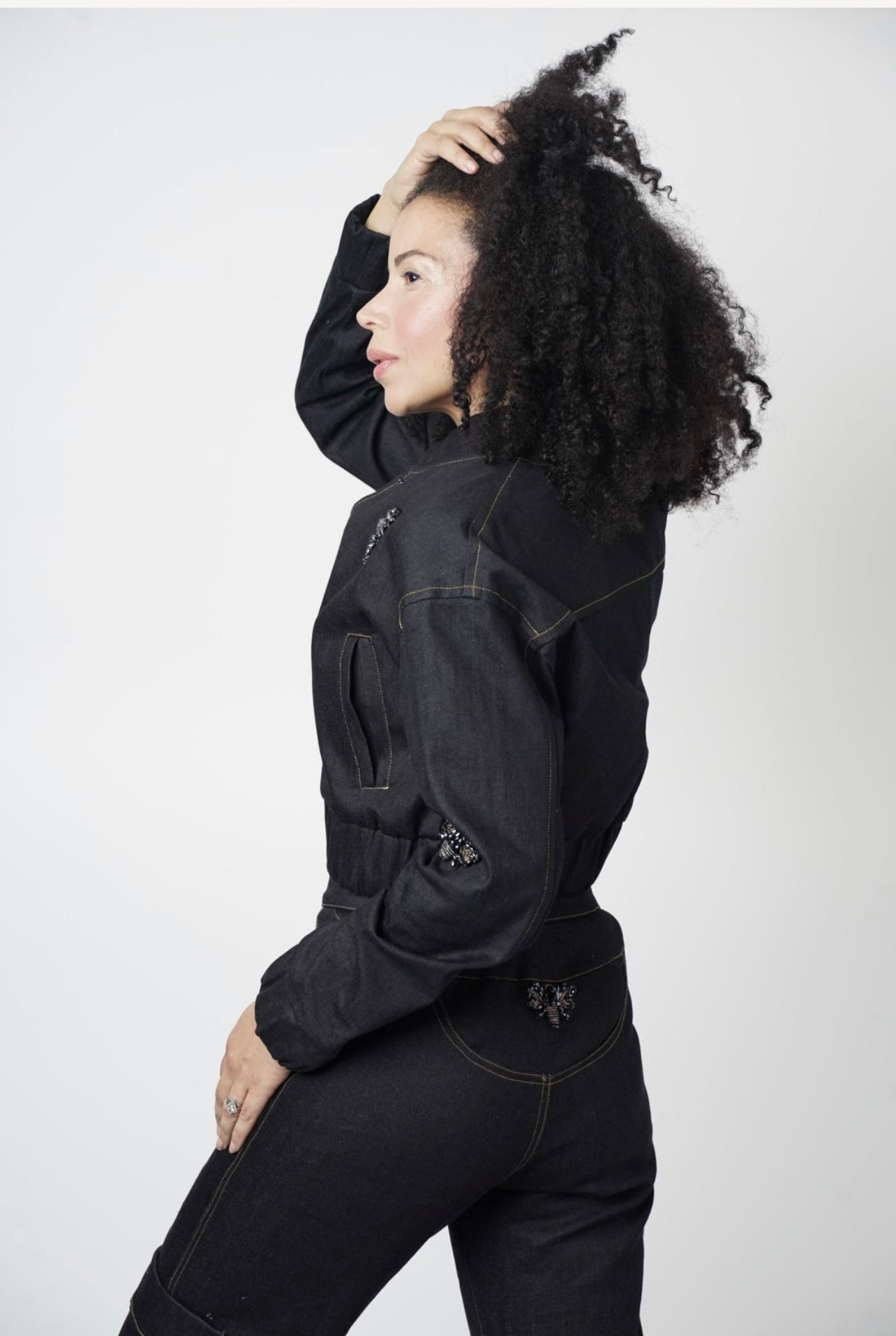June Bug Denim Cropped Jacket