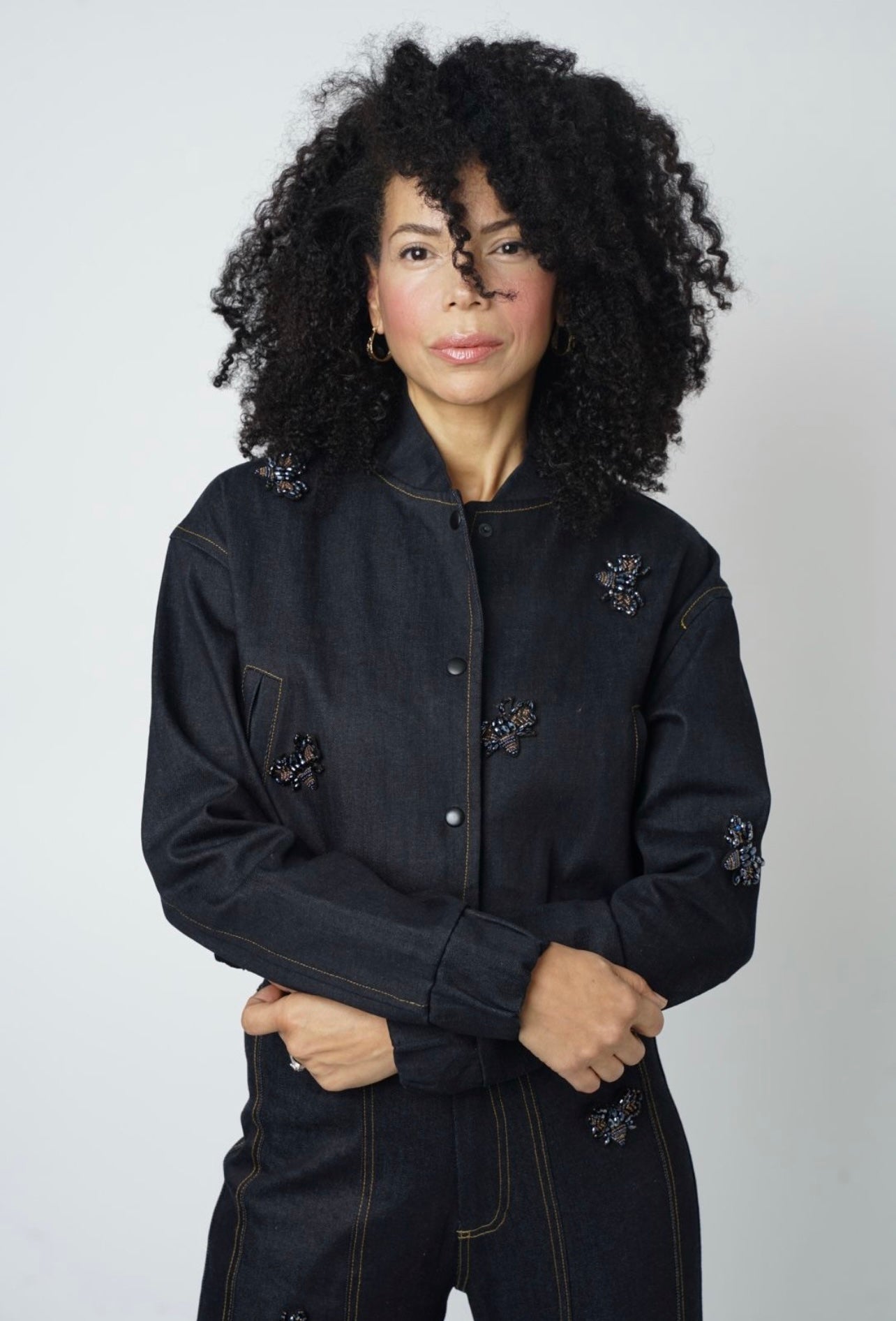 June Bug Denim Cropped Jacket