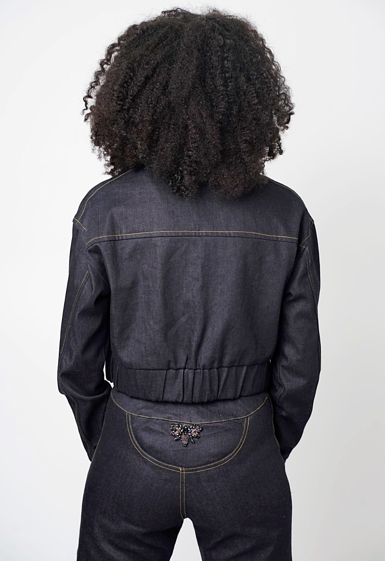 June Bug Denim Cropped Jacket