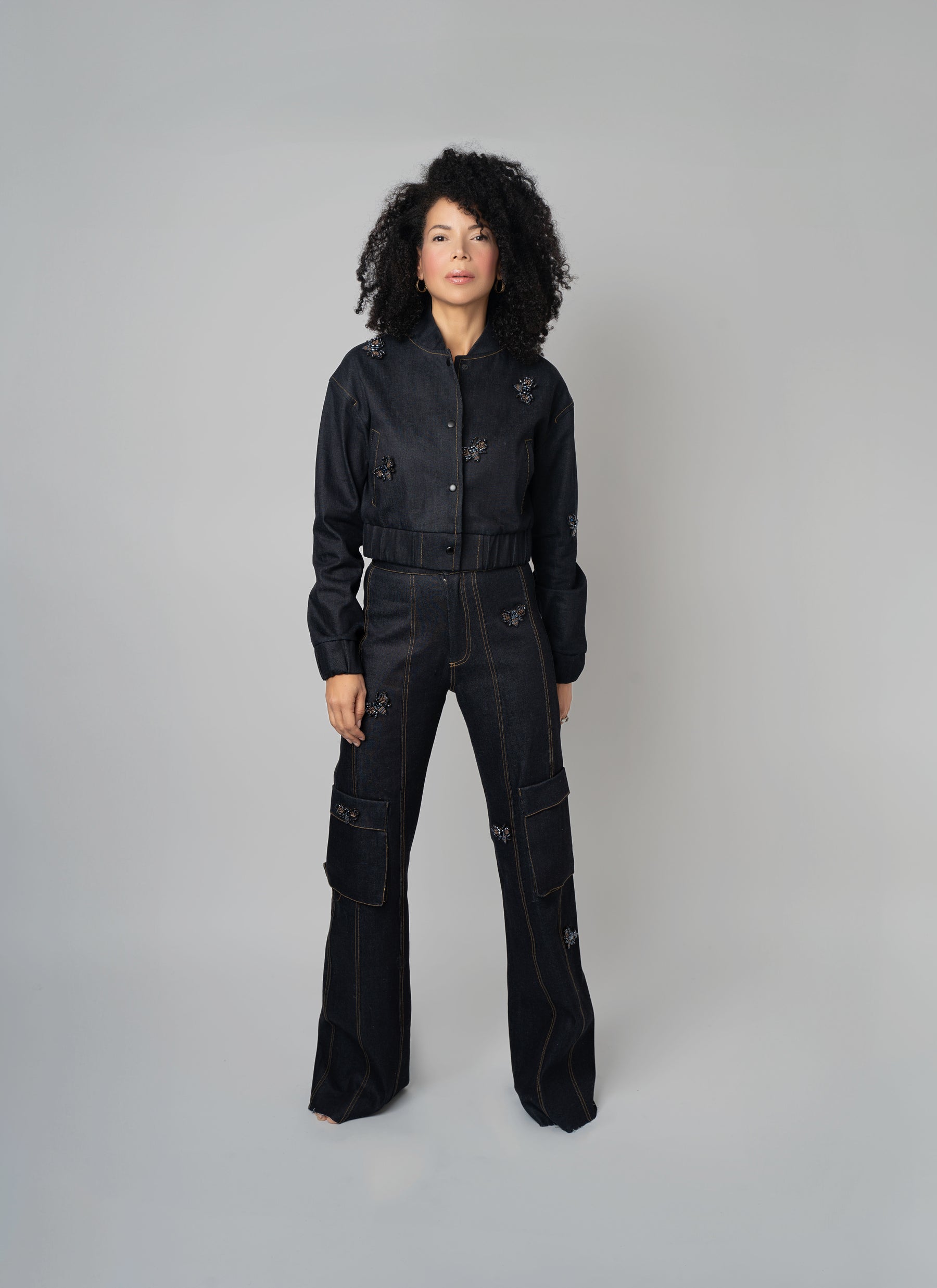 June Bug Denim Cropped Jacket